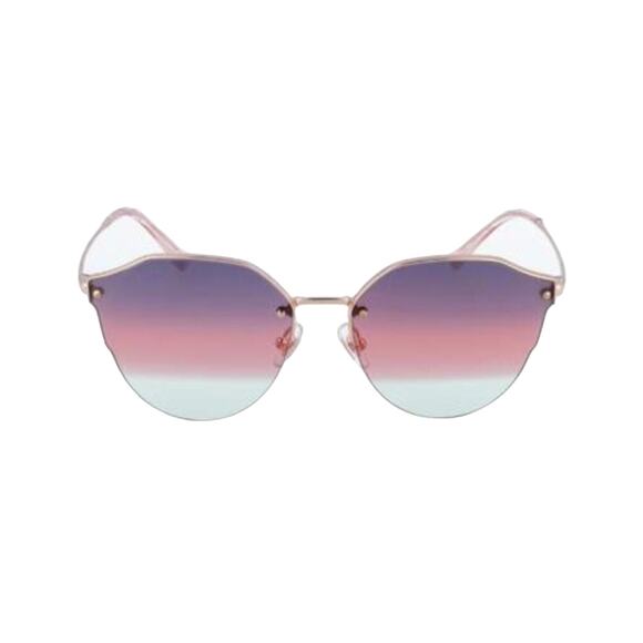NIB Bolon Rose Gold Cat Eye Sunglasses Pink/Purple Gradient Lenses (BOXX030) - Picture 1 of 8